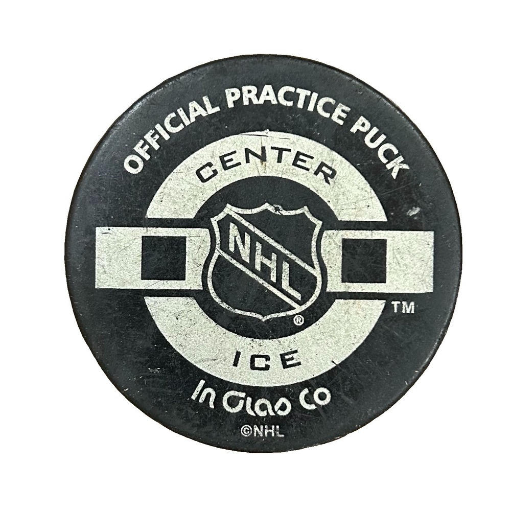 Official Practice Puck NHL Center Ice Game Puck Souvenir Hockey Puck
